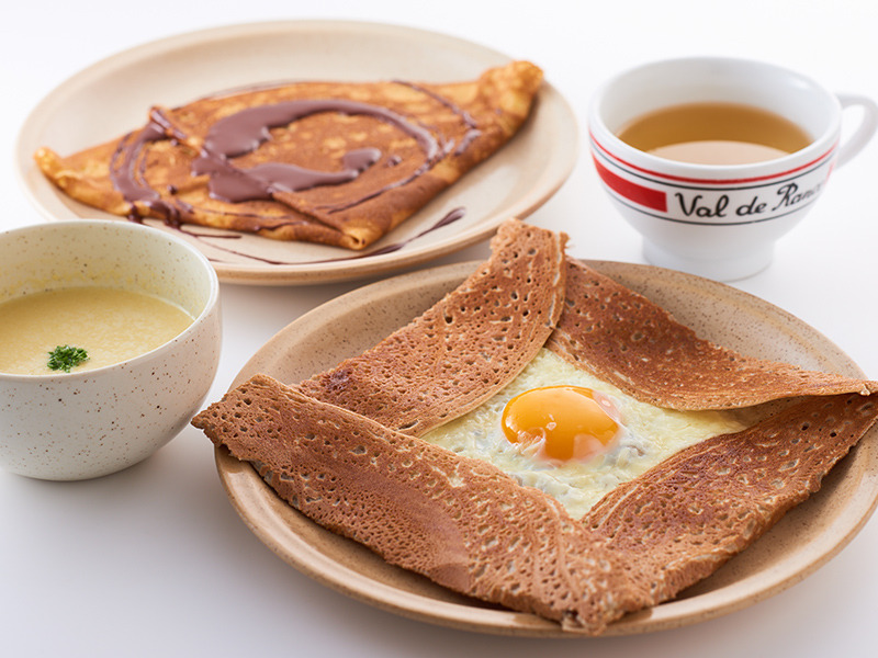 ブレッツカフェクレープリーの料理